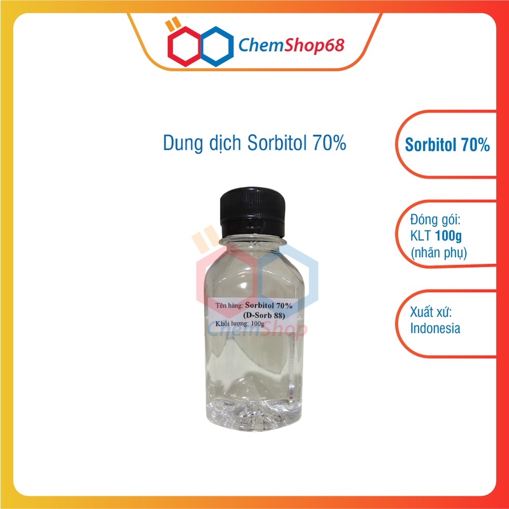 100g Dung dịch Sorbitol 70%, xuất xứ indonesia