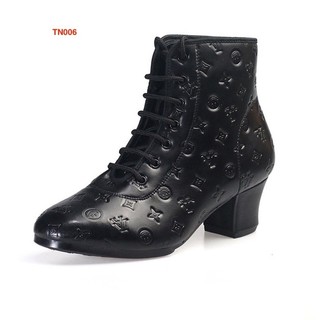 GIÀY TẬP KHIÊU VŨ BƠ BOOT DA TN006