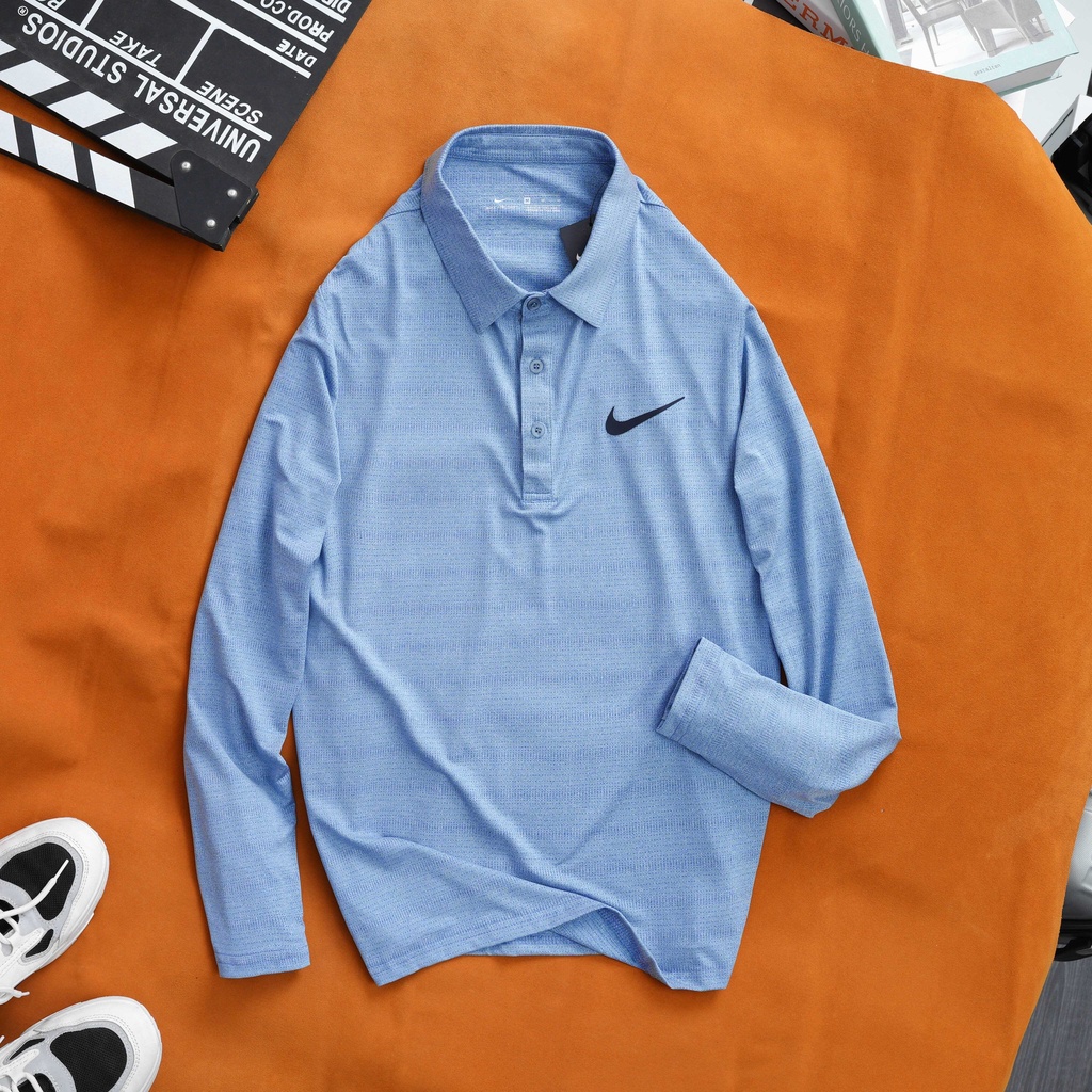 ÁO GOLF TRƠN DÀI TAY CỐ BẺ, LỖ KIM, HÀNG QC CAO CẤP