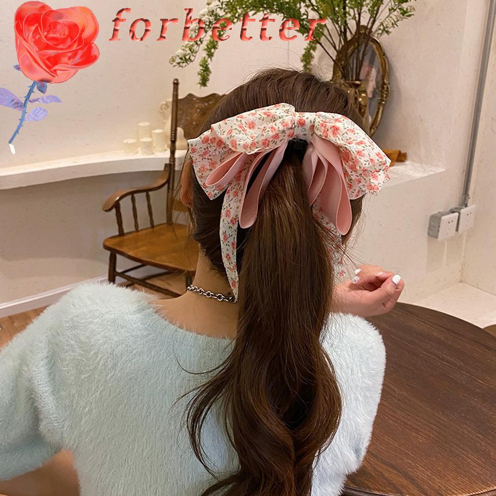 Kẹp tóc đính nơ dễ thương xinh xắn dành cho phái nữ