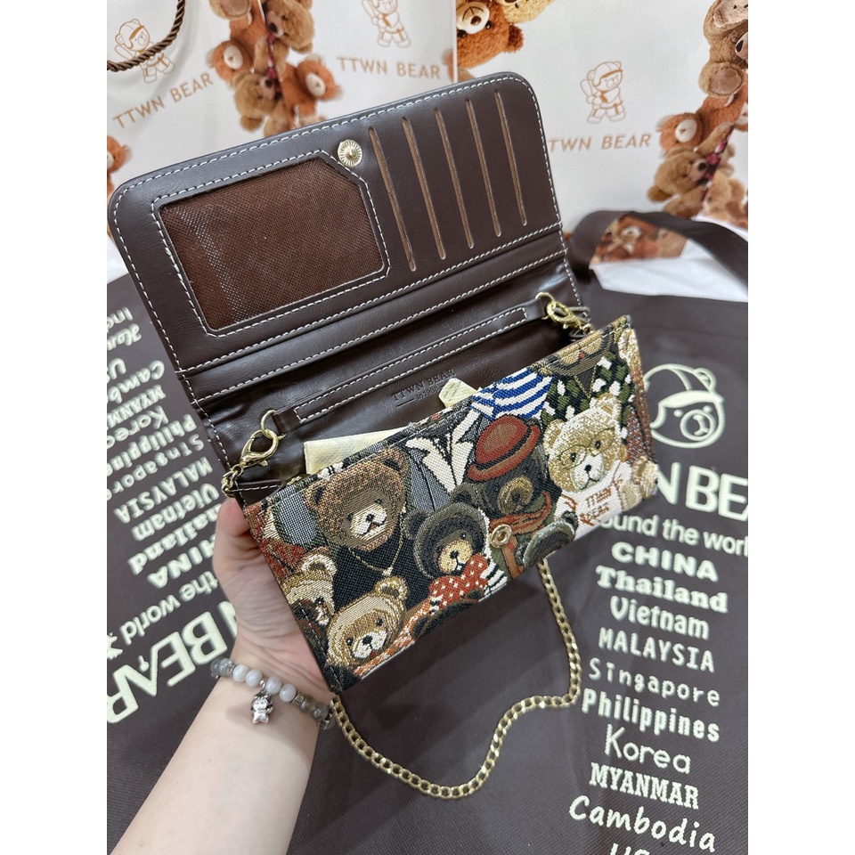[HÀNG MỚI VỀ ] VÍ CẦM TAY-ĐEO CHÉO PHÙ HỢP ĐI TIỆC ĐI CHƠI THỜI TRANG - CHÍNH HÃNG TTWN BEAR - PICK TẠI STORE