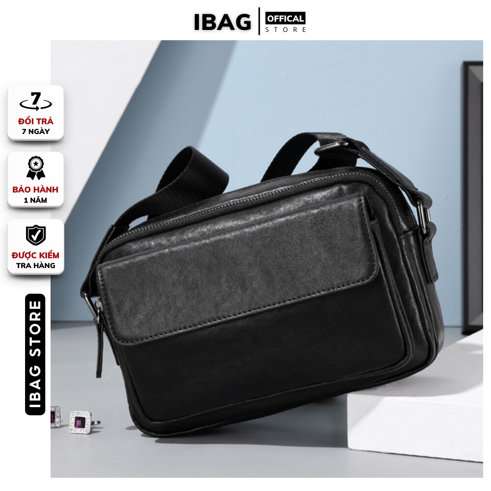 Túi đeo chéo nam nữ,Da Pu cao cấp,Size: 23x16x7 cm ,Chống thấm nước -Kiểu dáng trẻ trung, cá tính - 𝑰𝑩𝑨𝑮