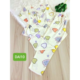Bô lanh lụa thái tay dài size 45-75kg