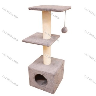 TRỤ CÀO MÓNG (CATTREE) CHO MÈO BẰNG GỖ 248 - NHÀ CÂY CÀO MÓNG CHO MÈO