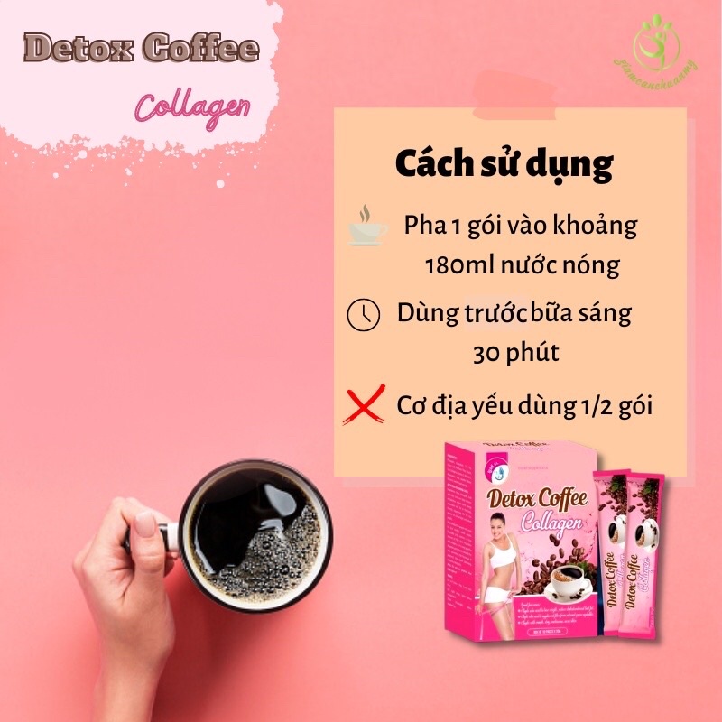 Cà phê giảm cân cấp tốc Idol Slim Coffee Cafe Detox Coffee Collagen Giữ Dáng
