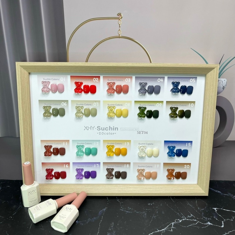 Set sơn gel 20 màu XHY ,sơn móng tay, sơn hàn quốc TẶNG BẢNG MÀU