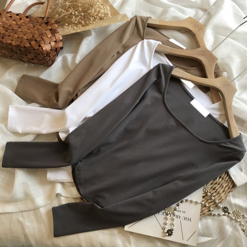 NRVP Áo Thun Nữ Dài Tay Dáng Rộng Phong Cách Hàn Quốc Thời Trang Mới 2023