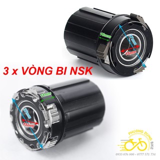 Cối líp thả xe đạp ổ bi bạc đạn thay thế cho các cối líp cosmic, costtu