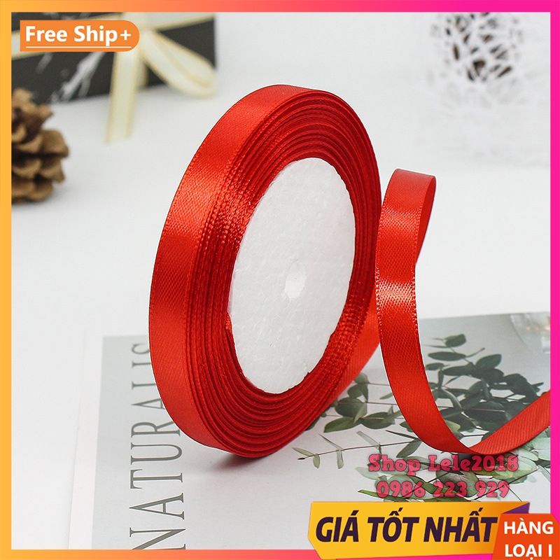 Ruy băng luạ satin loại đẹp ❤️ size 1cm ❤️ cuộn 22m