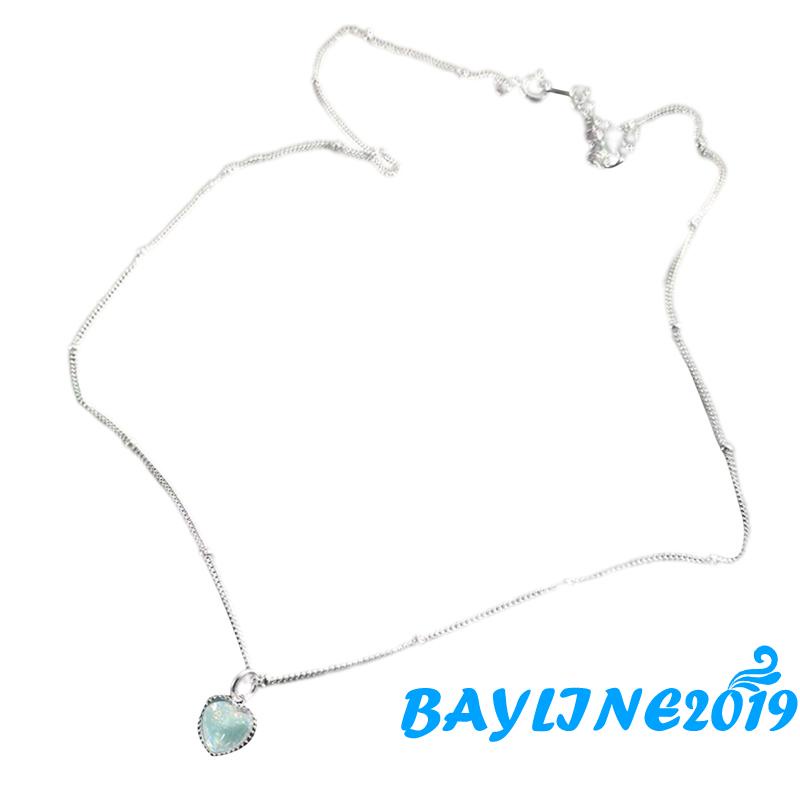 Vòng cổ Mặt Trái Tim Đính Đá Thời Trang Cho Nữ