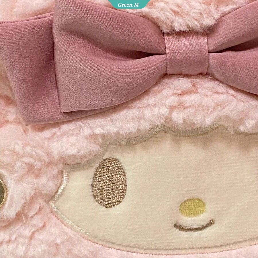 Túi Đựng Bút Chì / Mỹ Phẩm Phủ Lông Hình Melody Hoạt Hình Nhật Bản Đáng Yêu