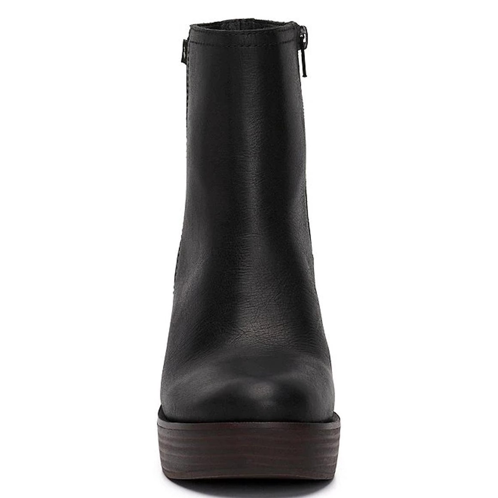 Boot da thật đen Lucky Brand