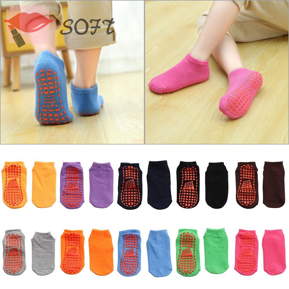 1 Đôi Vớ Thể Thao Chống Trượt Thoáng Khí Thoải Mái Cho Người Lớn Và Trẻ Em