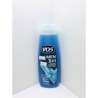 Dầu gội- xả- tắm 3in1 alberto vo5 men ocean surge 370ml