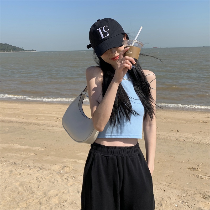 Áo Croptop Cổ Tròn 9 Màu Sắc Tùy Chọn Phong Cách Hàn Quốc Thời Trang Cho Nữ JP5