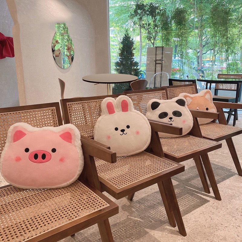 QUÀ TẶNG SINH NHẬT⚡ NHIỀU MẪU HOT⚡THÚ NHỒI BÔNG TỰA LƯNG HÌNH CÚN CORGI, SHIBA