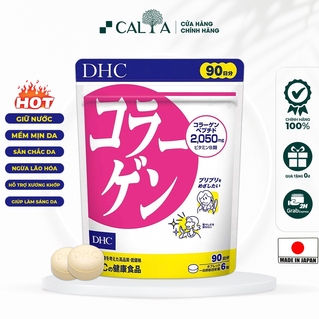 Viên Uống DHC Collagen Nhật Bản, Làm Đẹp Da, Chống Lão Hóa - DHC Collagen 30 Ngày/90 Ngày