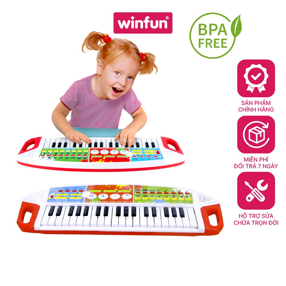 Đàn organ cho bé vui nhộn Winfun 2509 - đồ chơi phát triển năng khiếu âm nhạc
