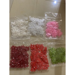 Hoa voan kết áo 5 cánh 2 lớp