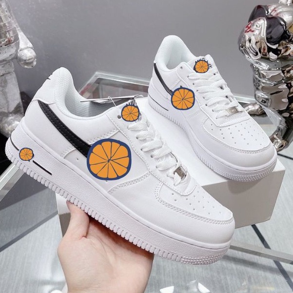 Giày Nike_Air Force 1 Nam Nữ, Giày AF1 Vệt Đen Hàng Đẹp Full Box Đủ Size 36-43