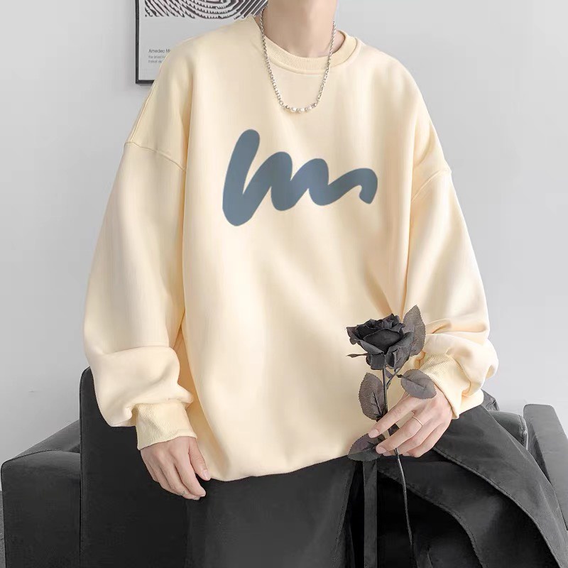 Áo Sweater Nỉ Bông APT Unisex - Áo Sweater From Rộng Tay Bồng Chất Liệu Vải Nỉ Bông Dày Dặn Phong Cách Ulzzang