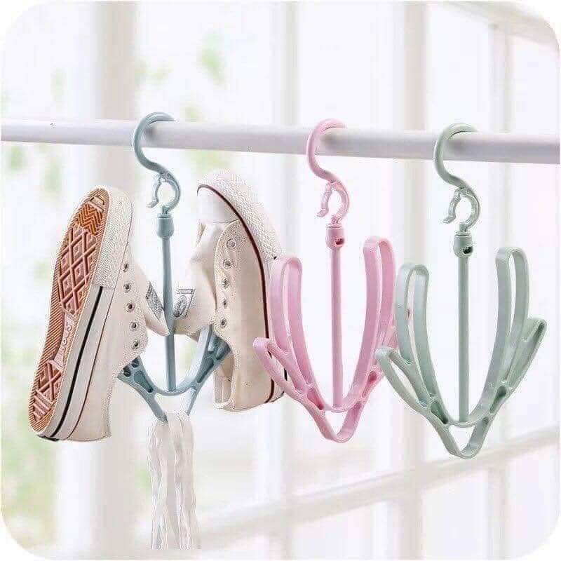 Combo 5 Móc Phơi Giày Dép 2 Chấu Xoay 360độ Thông Minh Siêu Đa Năng - 88274 Home Store 68