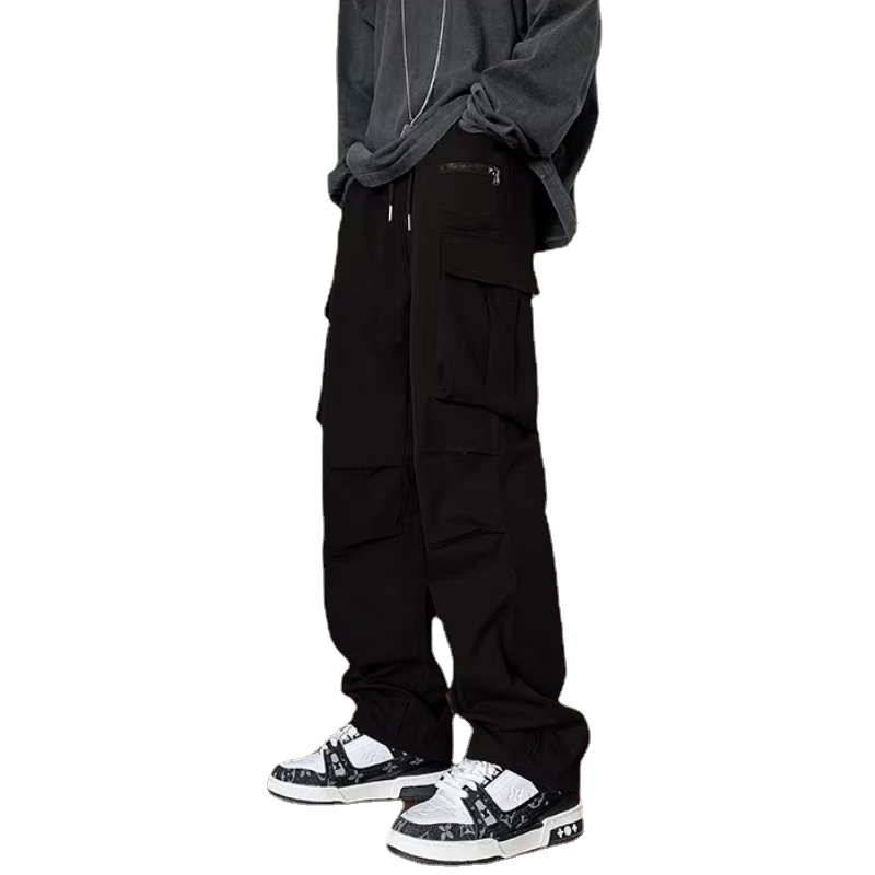 Quần Dài 100% cotton Có Túi Lớn Chống Mài Mòn Thời Trang Hàn Quốc Cao Cấp Cho Nam