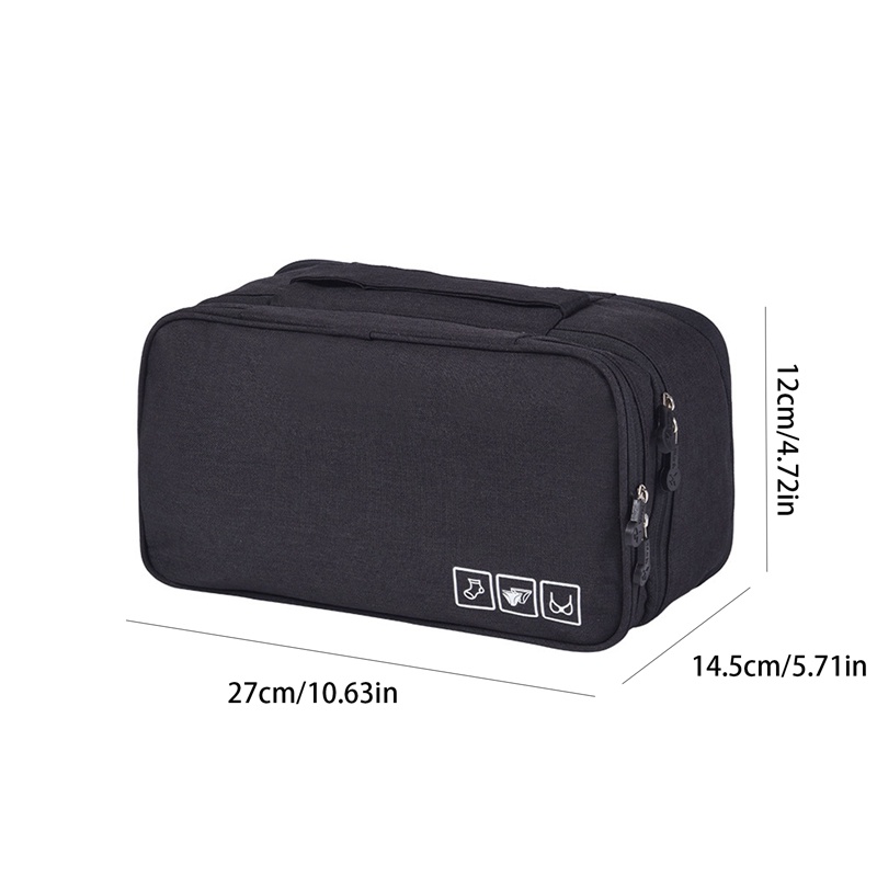 Túi Đựng Đồ Lót Chia Ngăn Chống Thấm Nước Tiện Lợi Khi Đi Du Lịch