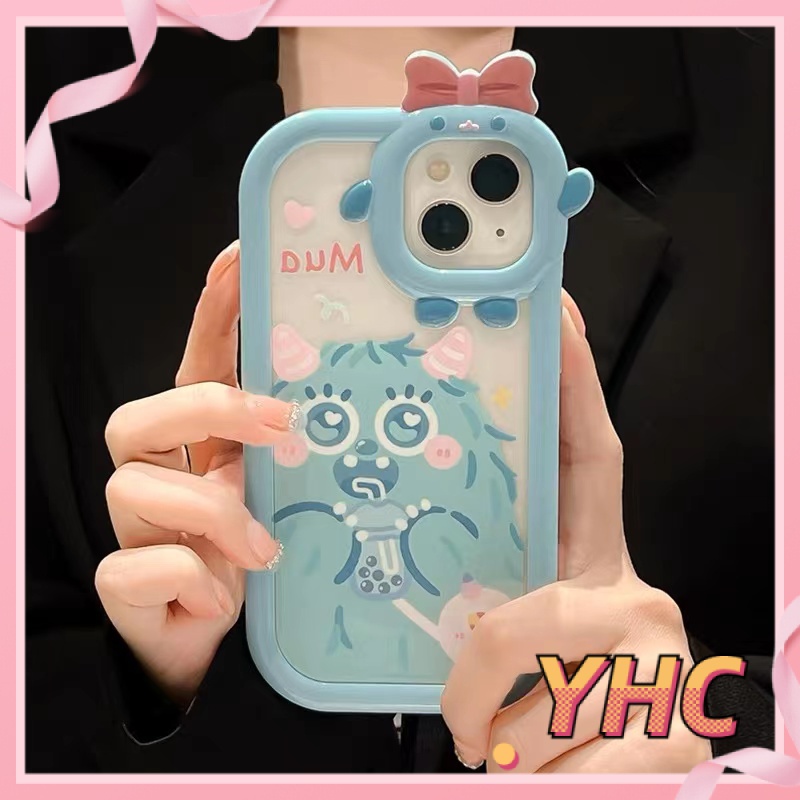 Ốp Điện Thoại Họa Tiết Quái Vật Nhỏ Dễ Thương Cho iPhone 14 XR 6 6 6s 7 8 plus 11 13 12 14 Pro Max XR X XS Max se-5027