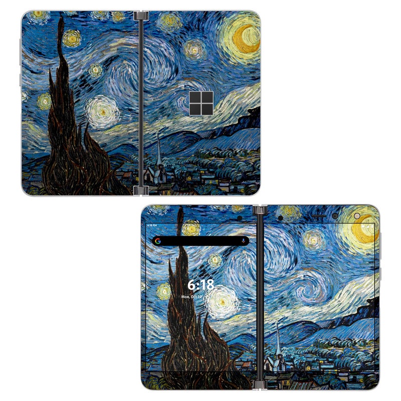 Skin decal dán Surface Duo mẫu Starry Night (đã cắt sẵn, dễ dán)