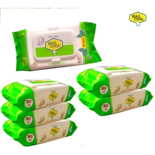 1 gói khăn ướt 80 tờ max cool