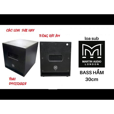 LOA SUB HẦM MARTIN BASS 30