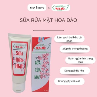 Sữa rửa mặt trà xanh Hoa Đào ngừa mụn, sáng da, sạch nhờn, ngăn ngừa lão hóa - ThinGroup
