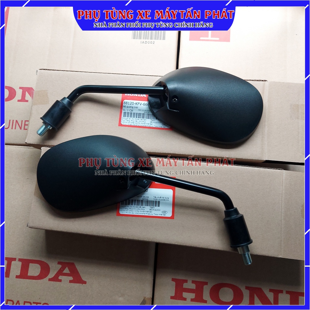 Gương Hậu Zin Chân Dài Xe Máy Wave /Future /Dream /Winner /Sonic /Vario /Axelo Chính hãng Honda