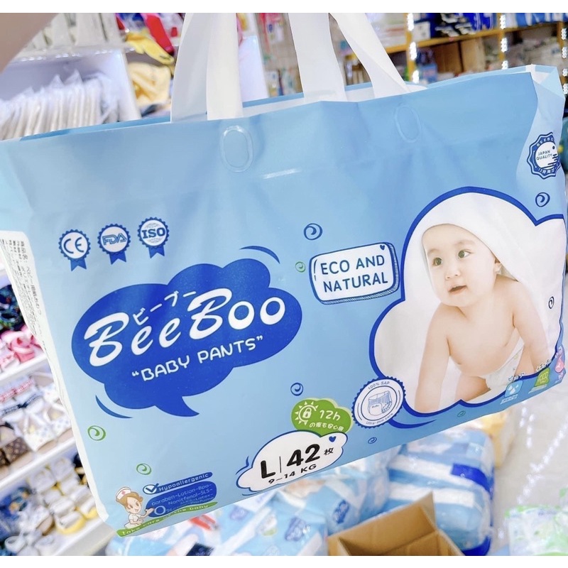 Bỉm quần/Tã bỉm BeeBoo Nội Địa Nhật S56/M50/M46/L42/XL40/XXL38/XXXL36