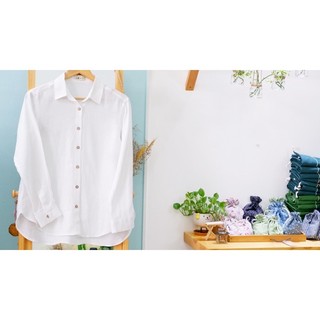 Áo sơ mi linen nữ