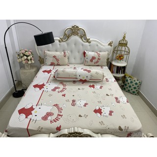 Bộ Ga Thun Hàn Quốc Kitty