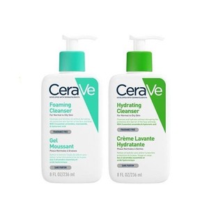 Sữa rửa mặt cerave foaming facial cleanser dành cho da dầu da khô 236ml