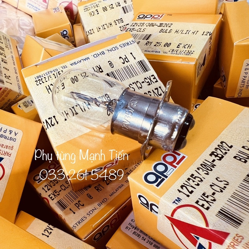 Bóng đèn Wave Thái 110 Malaysia zin siêu sáng và gom