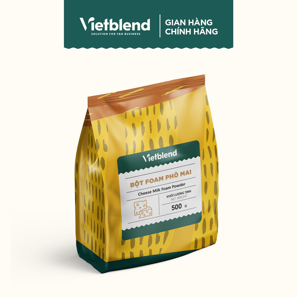 Bột foam phô mai VIETBLEND túi 500g