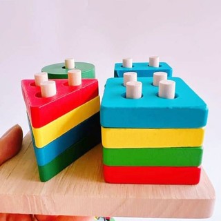 bộ đồ chơi gỗ 6 món