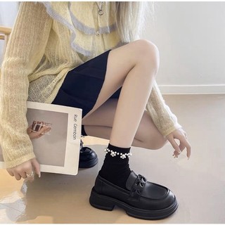 Giày lười đế bệt 3cm