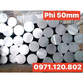 Nhôm cây đặc A6061 D50mm dài 300mm ( xuất xứ Hàn Quốc)
