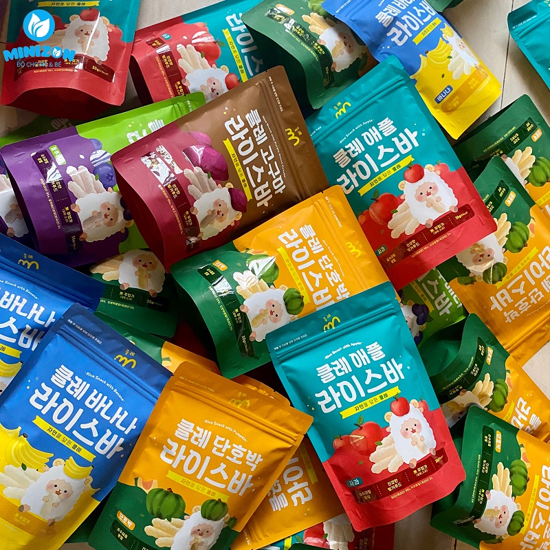 Bánh Gạo Lứt Ăn Dặm The Cle Hàn Quốc Gói 30g