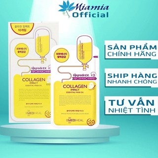 Mặt Nạ Mediheal Collagen [HỘP 10 MIẾNG] Chống Lão Hóa Tái Tạo Da Mediheal Collagen Impact Essential Mask EX 24ml