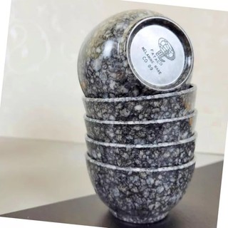 Chén đựng cơm ,chè nhựa Melamine vân đá đen
