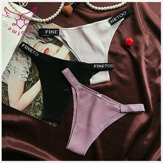 All of me Quần lót lọt khe có size XL màu trơn gợi cảm cho nữ