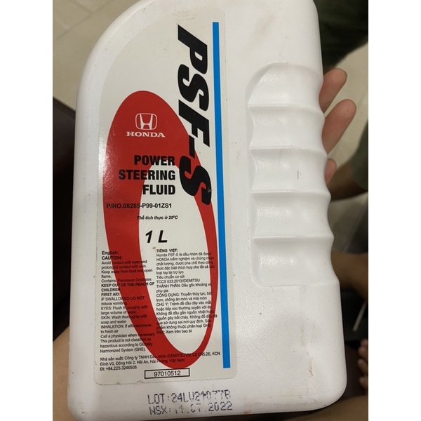 Dầu trợ lực lái Hrv Jazz Civic Crv Accord City Acura Bio bản thước Dầu