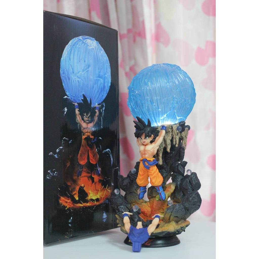 Mô hình Goku nâng cầu có led cao 24cm 2 thân thay thế - Mô hình Dragon Ball