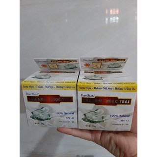2 hủ kem One Star mụn thâm mờ sẹo trắng da 20g